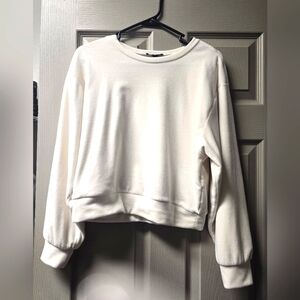 Cozy Crop White Sweatshirt 2 For 1